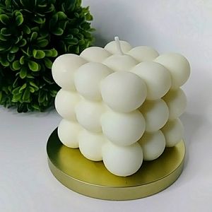Candles Cube Bubbles Wax